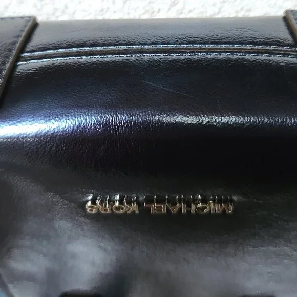 Michael Kors Mercer Small Patent Crossbody Bag - Teal Metallic - Like New - Picture 7 of 7